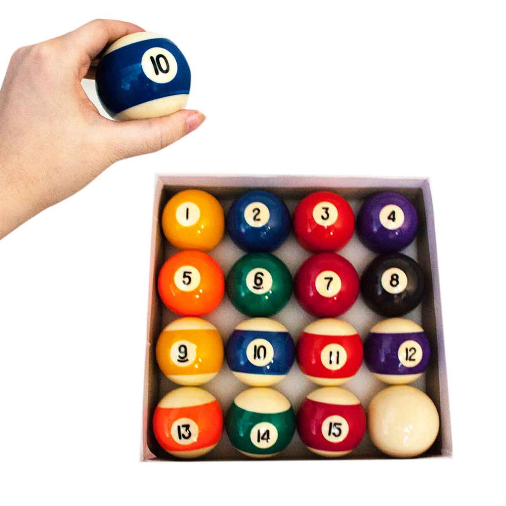 Jogo Bolas De Bilhar 53 mm Coloridas Numeradas e Branca 57 mm Sinuca Shopee Brasil