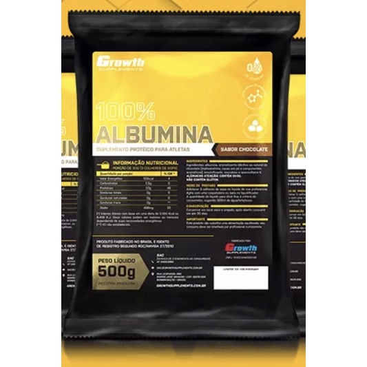 O que é Albumina Growth 500g? Guia e Onde Comprar | BuscaProdutos