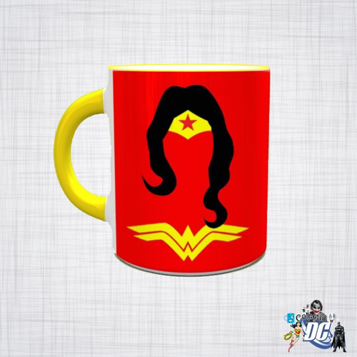 Caneca Porcelana Mulher Maravilha DC liga da justiça caneca de herois diana prince wonder woman caneca diversas cores caneca de personagens dos quadrinhos hq