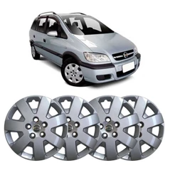 JOGO 4 CALOTAS ARO 15 RODA ZAFIRA 2005 A 2012 PEÇAS GENUÍNAS GM KIT2094