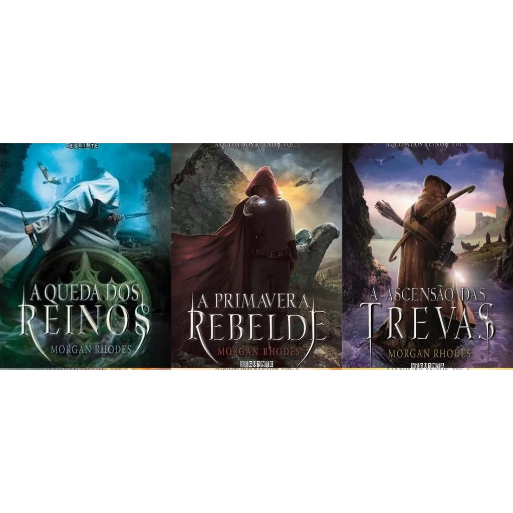KIT 3 LIVROS A Queda Dos Reinos Morgan Rhodes