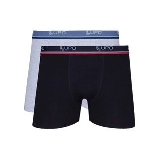 Kit 2 Cuecas Boxer Lupo Original Algodão Sortidas Atacado