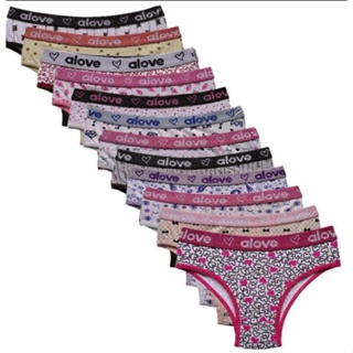 Kit Com 10 e 5 Calcinhas Adulto Algodão Cós Largo Elastico Personalizado em Oferta na Shopee