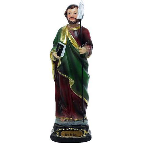 Imagem Sao Judas Tadeu 08 CM - Resina Importada em Oferta na Shopee