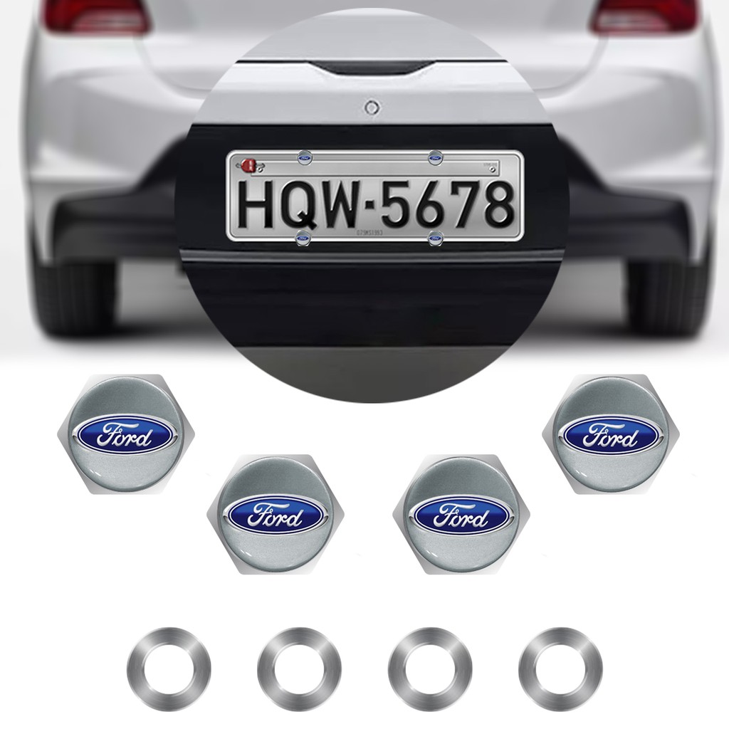 Jogo Parafusos De Placa Emblema Ford Fiesta Ka Ranger Ecosport Courier Focus !!!! !!! Aproveite!