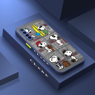 Para Xiaomi Redmi Nota 8 Note8 Pro T Caso Maré Dos Desenhos Animados Snoopy Fina Borda Lateral Fosco Difícil Novo Design Silicone Invólucro De Proteção Completa Capa Mole