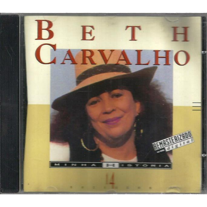 1376 Mcd- Cd Original 1993- Beth Carvalho- Minha História- 14 Sucessos- MPB, Samba, Samba Canção