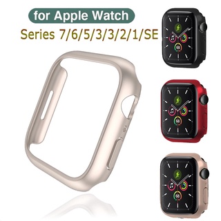 Starlight Capinha Para Relógio iWatch Series 7 6 5 4 45mm 41mm 44mm 40mm Protetora PC Amortecedora 7