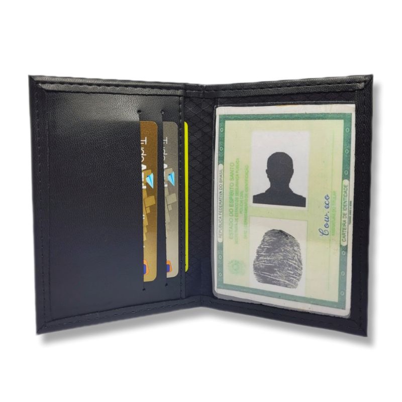 Carteira Couro Masculina e Feminina Porta documentos RG CNH Porta cartões em Oferta na Shopee