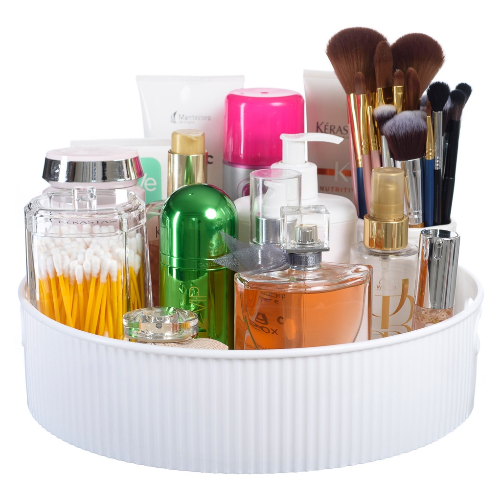 Organizador Giratório Bandeja Cosmético Cozinha Banheiro / G
