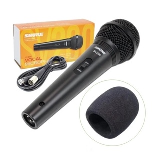 Microfone Shure SV200 Original Dinâmico Cardioide Lacrado Com Cabo + Espuma em Oferta na Shopee