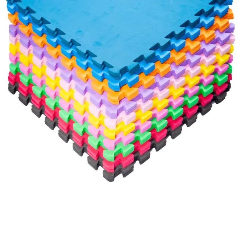 Tatame Tapete de Bebê-Tatame 50x50 1 tatame atividades alto impacto Varias cores