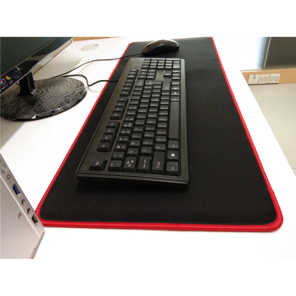 Mouse Pad Gamer Extra Grande 70x30cm Speed Antiderrapante Emborrachado Precisão Borda Costurada Antideslizante em Oferta na Shopee