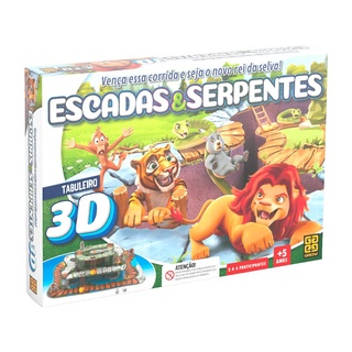 Jogo Escadas e Serpentes 3D