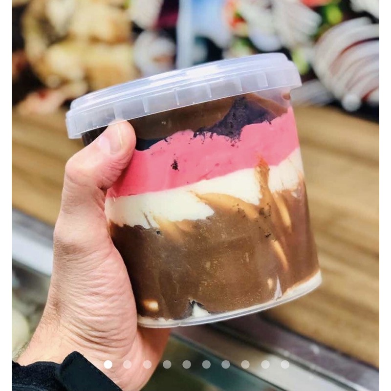 10 Pote Redondo Com Tampa Lacre 1 Litro 1000ml Para Alimento (Chocobraz) em Oferta na Shopee