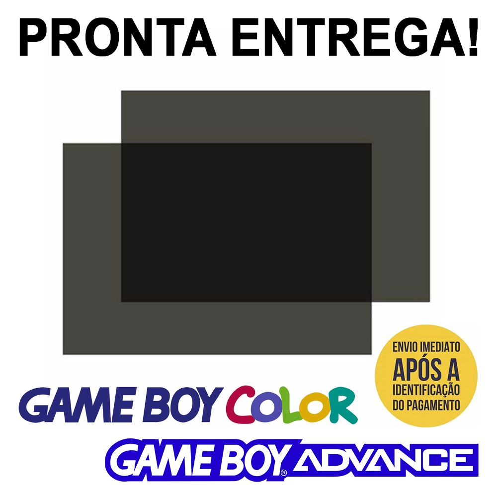 Película Polarizadora Game Boy Advance E Color Adesiva Nova!