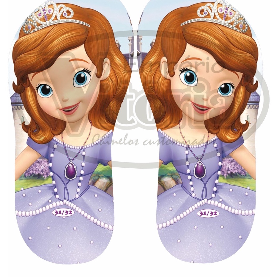 Chinelo Princesinha Sofia em Oferta na Shopee