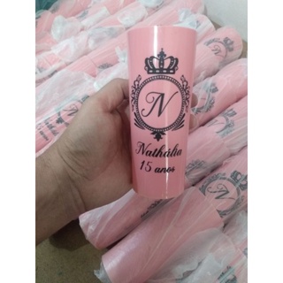 kit com 100 unidade já personalizada em uma cor de gravação e a mesma arte para todos os copos em Oferta na Shopee