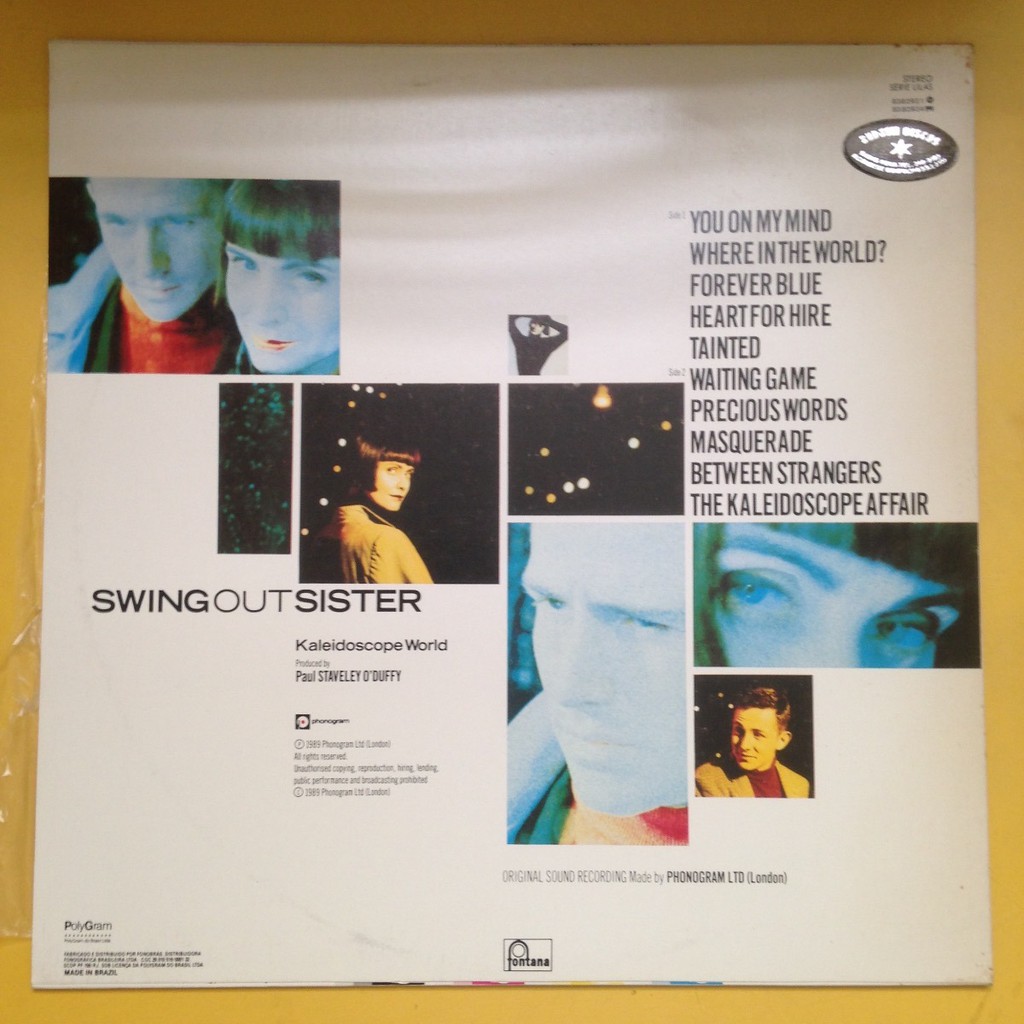 LP Vinil Swing Out Sister - Kaleidoscope World - Com Encarte | Shopee Brasil