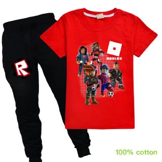 Roblox Camiseta Comprida Infantil Unissex De Desenho Animado Duas Pecas Shopee Brasil - camisa do flamengo desenho roblox