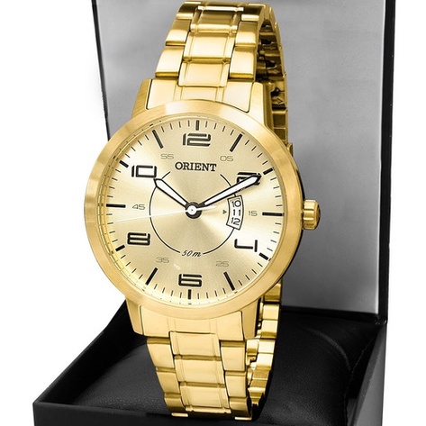 Relógio Dourado Feminino Orient Barato Entrega Imediata em Oferta na Shopee