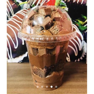 25 copo da felicidade pet cristal 440 ml tampa bolha sem furo ( Chocobraz ) OFF em Oferta na Shopee