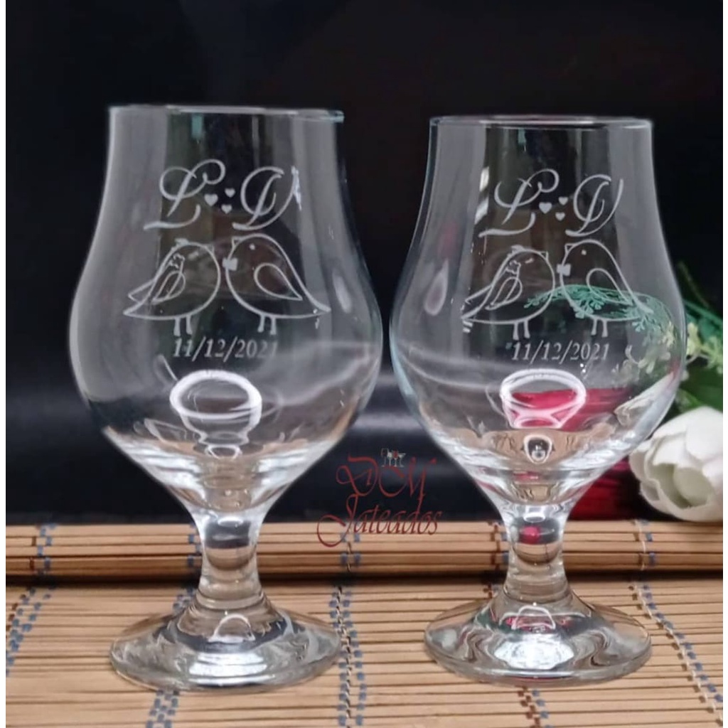 Detalhes do 2 Taça dublin para cerveja personalizada - Jateada