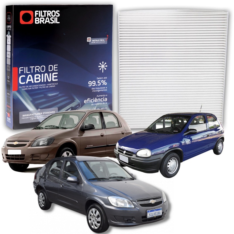 Filtro da Cabine Ar Condicionado Agile Astra Calibra Celta Corsa Hatch/Classic Prisma Power Sedan em Oferta na Shopee