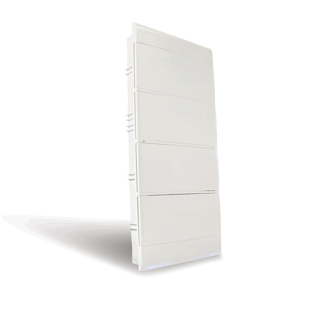 Quadro De Distribuição Embutir 48 Disjuntores Din Porta Opaca Ip40 Steck - Home & Living