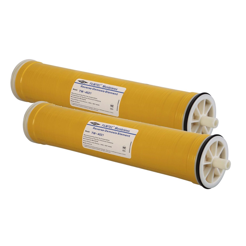 Kit 2 unidades Membrana Osmose Reversa Dow Filmtec 900 GPD TW30-4021