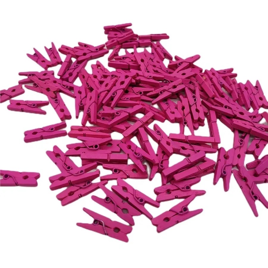 Mini Pregador 100 Peças Pink Prendedor Organizador Clip menor preço