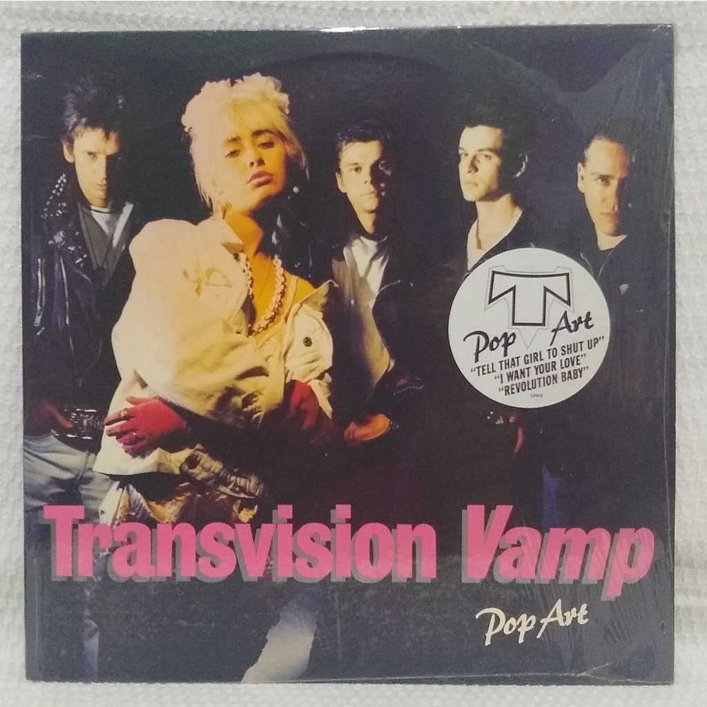 LP - TRANSVISION VAMP - POP ART (IMP USA - 1988 - C/ENCARTE)