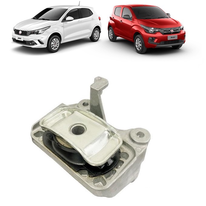 Coxim Esquerdo Motor Argo Mobi Novo Uno 3 Cilindros 2016 2017 2018 2019 2020 2021 em Oferta na Shopee