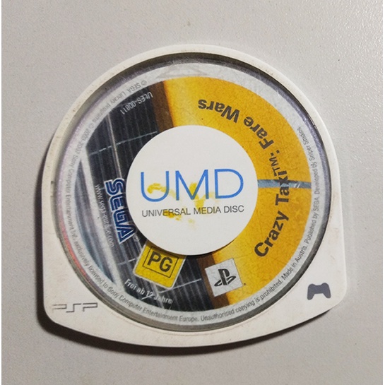 Crazy Taxi Fare Wars Sega Umd Game Sony PSP Portátil