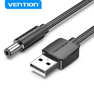 Venção Usb Para Dc 5.5 Milímetros Cabo De Carregamento Usb Para Hub / Mini Ventilador / Lâmpada De Mesa 28 Awg