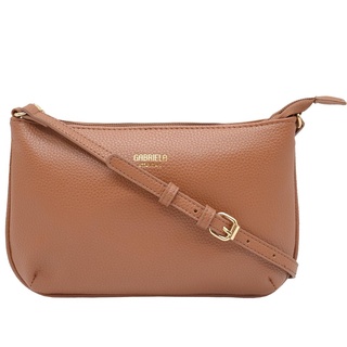 Bolsa Tiracolo Pequena Gabriela Essenciais Marrom