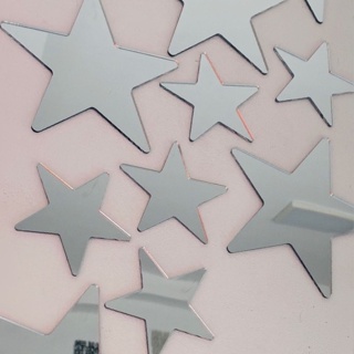 Espelho Decorativo Estrelas 12 peças em Acrílico Espelhado - 34610862 Promoção em Oferta na Shopee