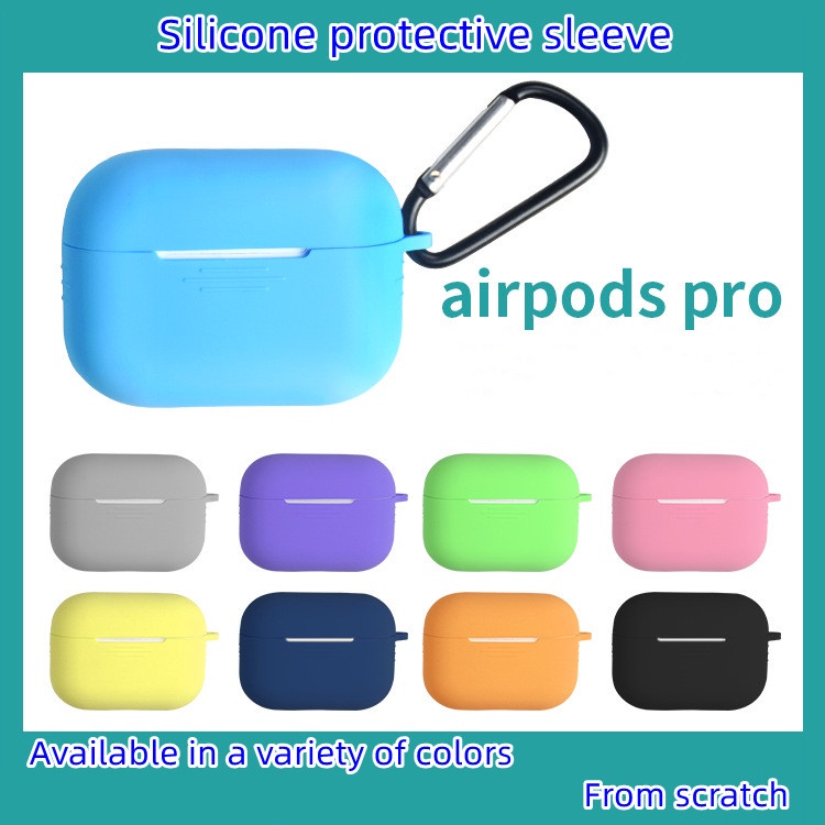 Airpods Pro Capa protetora para airpods Pro Capa protetora para airpods Pro Capa protetora para fones de ouvido Bluetooth sem fio Capa protetora de Silicone Estilo fino