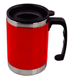 Caneca Copo Térmico 400Ml Aço Inox Com Tampa