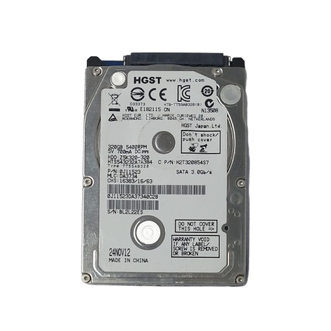 Hd Interno 320gb Para Notebook Hgst Z5k320