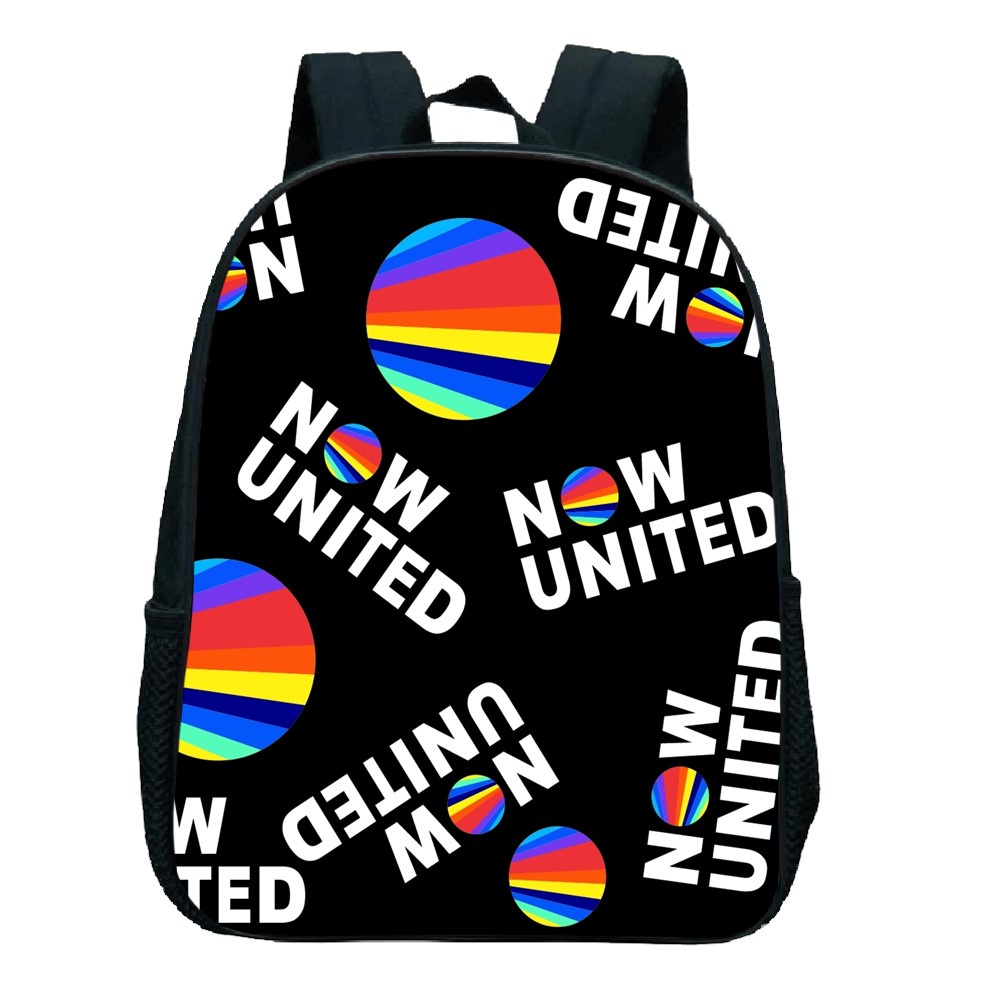 Mochila Now United Preta Bolsa Escolar