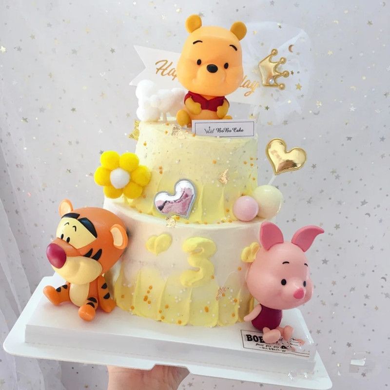 Introduzir 67+ imagem bolo ursinho pooh pasta americana br