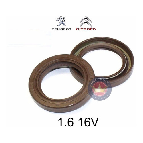 Par Retentor Comando Valvulas Peugeot 206 207 307 Citroen Xsara Picasos C3 1.6 16v Tu5jp4