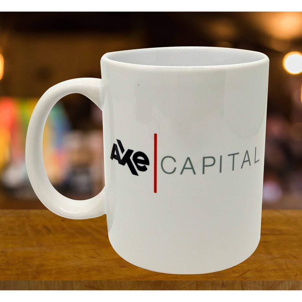 Caneca Branca Bobby Axelrod Seriado Billions Axe Capital