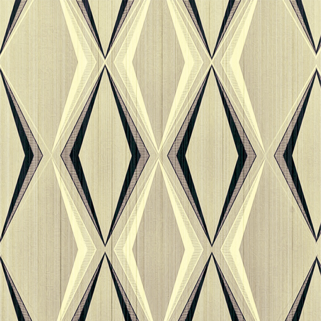 Papel de Parede Geométrico efeito 3 D efeito madeira