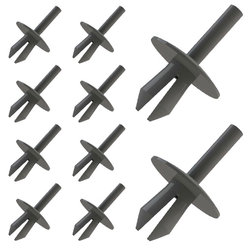 10 Grampo Presilha Parachoque Astra 1999 2000 2001 2002 2003