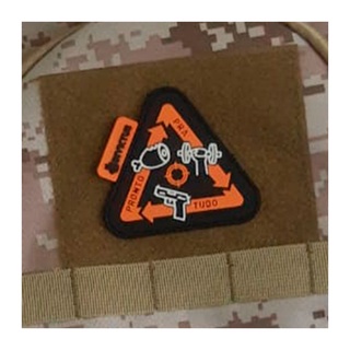 Patch Emborrachado Invictus Comer Treinar Atirar Repetir CAC | Shopee ...