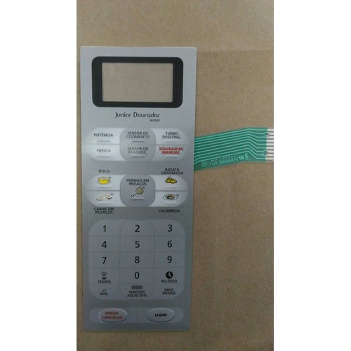 Membrana Teclado  Forno Microondas Panasonic Nngt 517