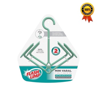Mini Varal Para Calçados 2 Pares LAV6797 Flash Limp