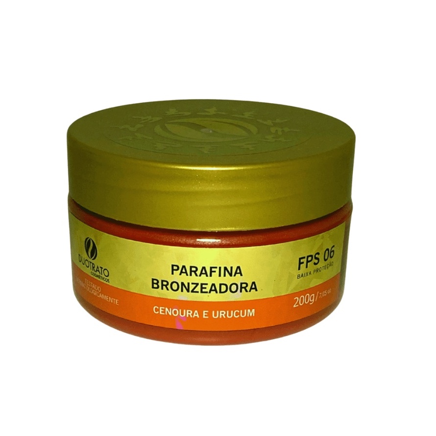 Parafina Bronzeadora Cenoura e Urucum 200g Duotrato | Shopee Brasil